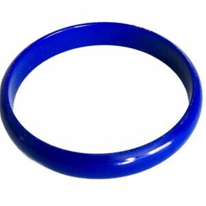 Solid Blue Bangle Bracelet